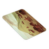 Sechs Amerikanische Ureinwohner jagen Büffel, 1835 Magnet (Rechte Seite)