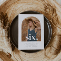 Sechs Arched Foto zum Geburtstag