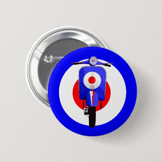 Sechs Aussehen Scooter auf Mod Target Button (Vorne & Hinten)