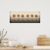 sechs Bäume Poster (Küche)