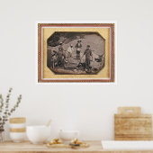 Sechs Bergleute mit Rocker, Felsengürteln.. (40046 Poster (Küche)