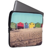 Sechs bunte Strand-Hütte | Cape Town, Südafrika Laptopschutzhülle (Vorne Rechts)