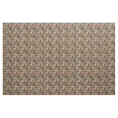 Sechs Cavalier Spaniel Welpen, Stoff (Yard (91,4 cm))