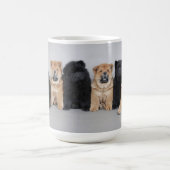 Sechs Chow Chow-Tasse Kaffeetasse (Mittel)