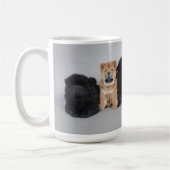 Sechs Chow Chow-Tasse Kaffeetasse (Links)