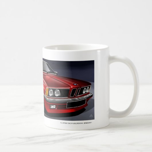 Sechs Coupé-Tasse der Reihen-635csi Kaffeetasse (Rechts)