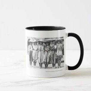Sechs Cowgirls an den Cheyenne-Grenztagen Tasse