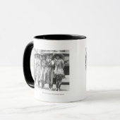 Sechs Cowgirls an den Cheyenne-Grenztagen Tasse (Vorderseite Links)