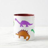 Sechs Dinosaurier-Tasse Tasse (Zentrum)