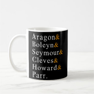 Sechs Ehefrauen Henry Viii Englische Geschichte An Kaffeetasse