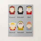 Sechs Ehefrauen, Tudor Puzzle (Vertikal)