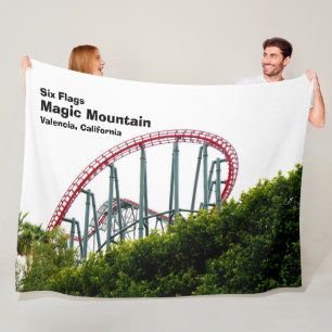 Sechs Fahnen Magic Mountain Fleecedecke
