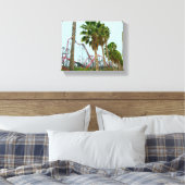 Sechs Fahnen Magic Mountain Leinwanddruck (Insitu (Schlafzimmer))