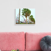 Sechs Fahnen Magic Mountain Leinwanddruck (Insitu (Wohnzimmer))