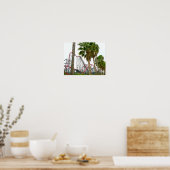 Sechs Fahnen Magic Mountain Poster (Küche)