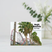 Sechs Fahnen Magic Mountain Postkarte (Stehend Vorderseite)
