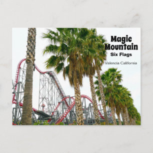 Sechs Fahnen Magic Mountain Postkarte