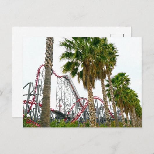 Sechs Fahnen Magic Mountain Postkarte (Vorne/Hinten)