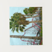 Sechs Fahnen Magic Mountain Wandteppich (Vorderseite)