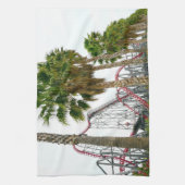 Sechs Flag Magic Mountain Geschirrtuch (Vertikal)