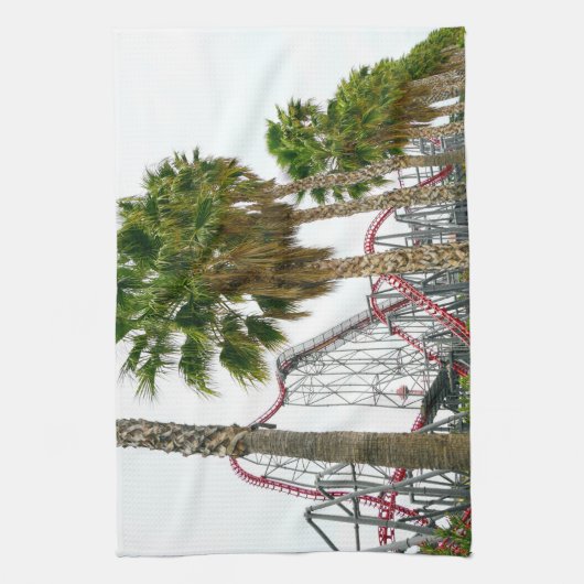 Sechs Flag Magic Mountain Geschirrtuch (Vertikal)