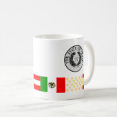 Sechs Flaggen Texas-Tasse Kaffeetasse (VorderseiteRechts)