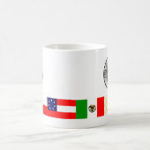 Sechs Flaggen Texas-Tasse Kaffeetasse (Mittel)