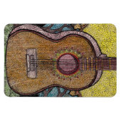 "# Sechs" Flexible Gitarre Magnet (Horizontal)