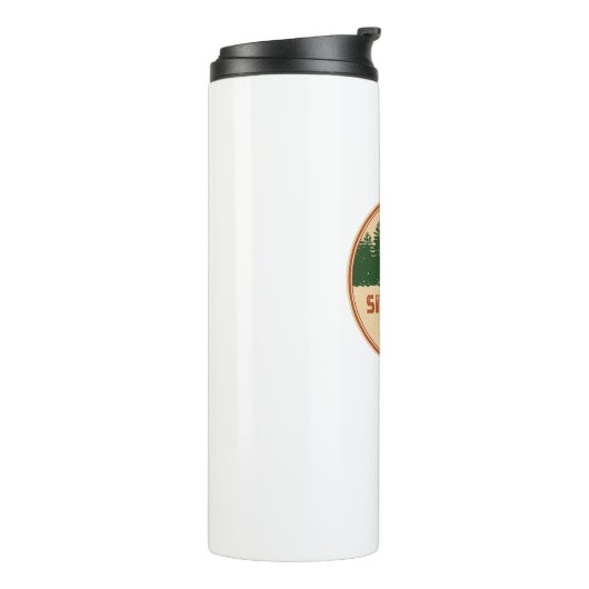 Sechs Flüsse Nationalwald Thermosbecher (Nach links gedreht)