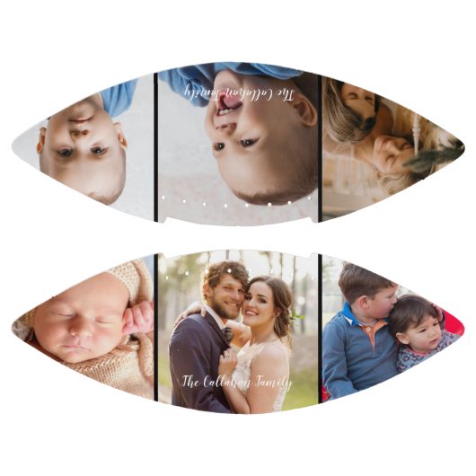 Sechs Foto Collage Custom Football (Paneele)