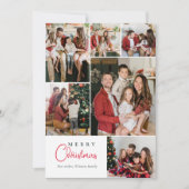 Sechs-Foto-Kollektion Feierliche Weihnachten (Vorderseite)