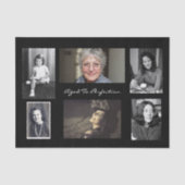 Sechs Foto Personalisiert Seidenpapier (Vorderseite)