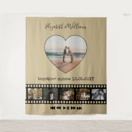 Sechs Fotos Collage Movie Inspirierend Foto Hinter Wandteppich