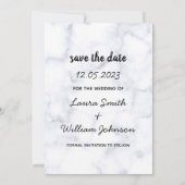 Sechs Fotos Collage Movie Inspirierte Save the Dat Einladung (Rückseite)