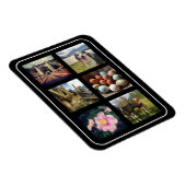 Sechs Fotos Instagram Collage Magnet (Rechte Seite)