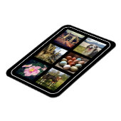 Sechs Fotos Instagram Collage Magnet (Linke Seite)