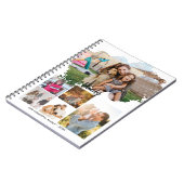 Sechs Fotos Sammeln eines einfachen Frame-Familien Notizblock (Linke Seite)