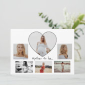 Sechs Fotos sammeln Mutter, um schwanger zu werden Ankündigung (Stehend Vorderseite)