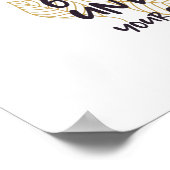 Sechs Fuß ein Teil oder 2 Meter unter Poster (Ecke)