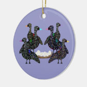 Sechs Gänse A, die Verzierung legen Keramik Ornament (Links)