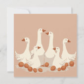 Sechs Gänse A-Lay Cut-Out Stift 2 (Rückseite)