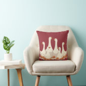 Sechs Gänse A-Lay Cut-Out Stift 2 Kissen (Stuhl )