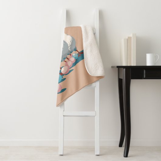 Sechs Gänse A-Lay Cut-Out Stift 3 Sherpadecke (Beispiel)