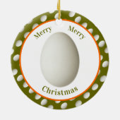 Sechs Gänse a-Lay - Gewohntes Jahr Keramik Ornament (Hinten)