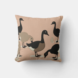 Sechs Gänse-A-Lay-Mid-Century Retro-Schnitt 5 Kissen