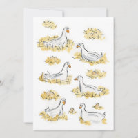 Sechs Gänse ein Lay