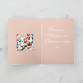 Sechs Gänse Lay-Out Feiertagskarte (Innenseite)