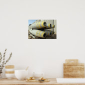 Sechs GBU-12-Bomben sitzen im Rack Poster (Küche)