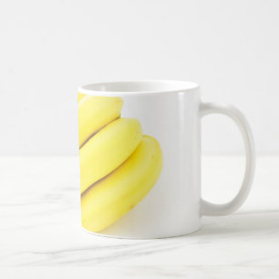 Sechs gelbe Bananen Kaffeetasse