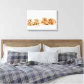 Sechs Golden Retriever Welpen Leinwanddruck (Insitu (Schlafzimmer))